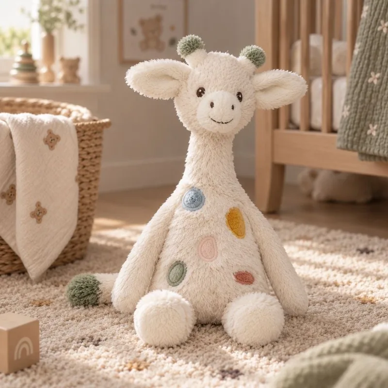 Giraf Gizzy Knuffel 32 cm - Baby knuffel de Happy Horse en Gris – photo produit 2 sur 2