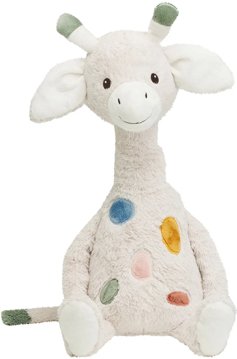 Giraf Gizzy Knuffel 75 cm - Baby knuffel fra Happy Horse i Grå – produktbillede