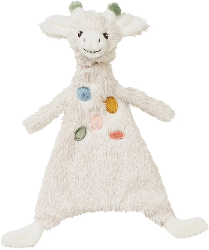 Giraf Gizzy Knuffeldoek - Baby cadeau fra Happy Horse i Grå – produktbillede