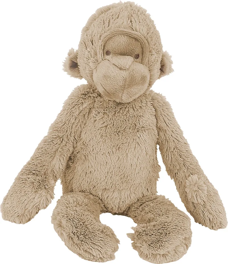 Gorilla Gayo Knuffel 34cm - Baby knuffel van Happy Horse in Bruin – productfoto