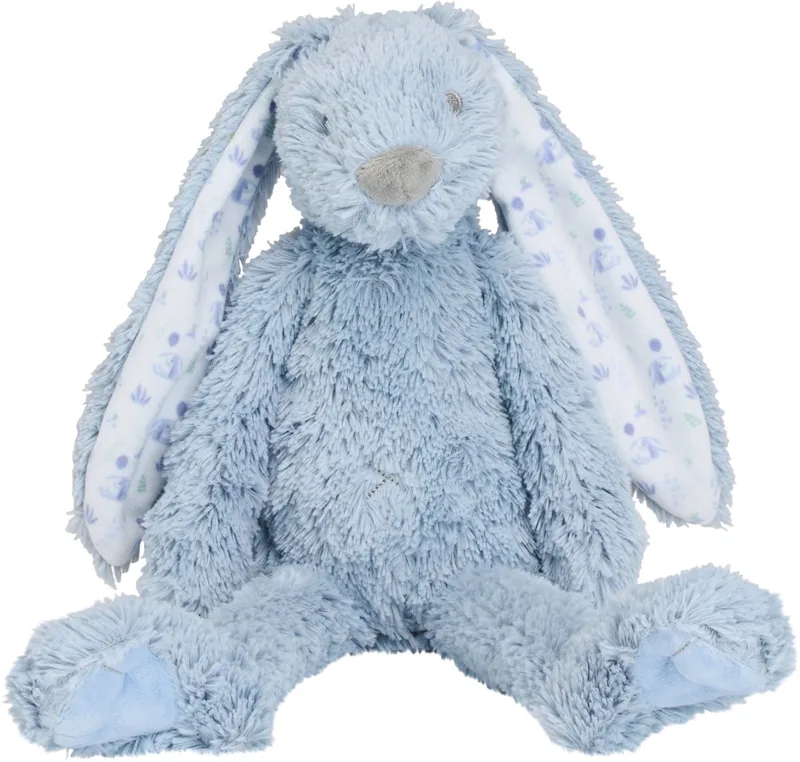 Graphic Konijn Richie Knuffel 38 cm - Baby knuffel de Happy Horse en Vergrijsd Blauw – photo produit