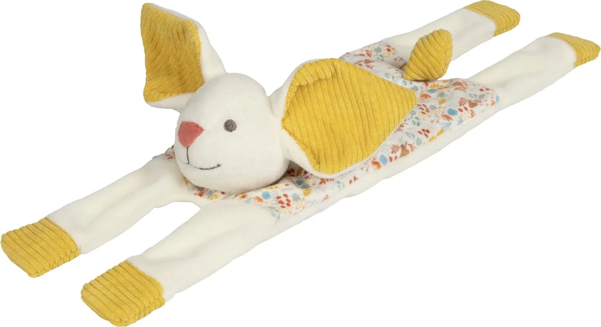 Hert Dinah Knuffel 39cm - Geel/Multi colour - Baby knuffel fra Happy Horse i Gul – produktbillede
