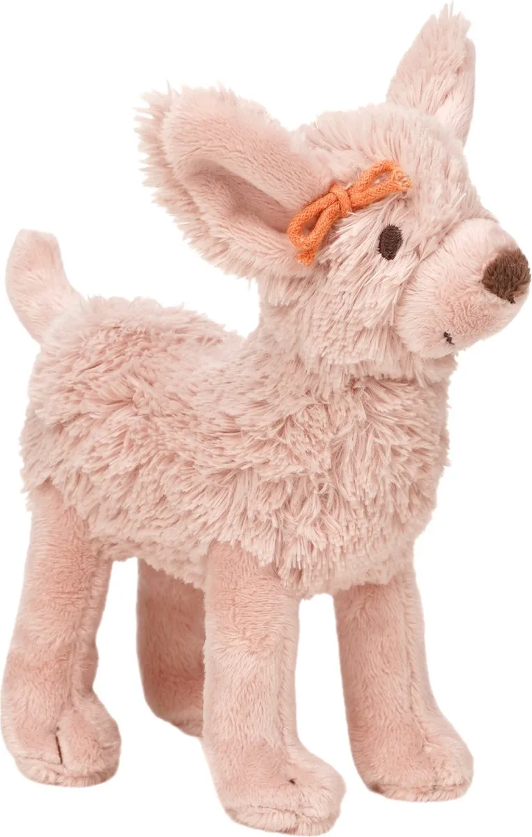Hond Dana Knuffel 15 cm - Baby knuffel van Happy Horse in Roze – productfoto