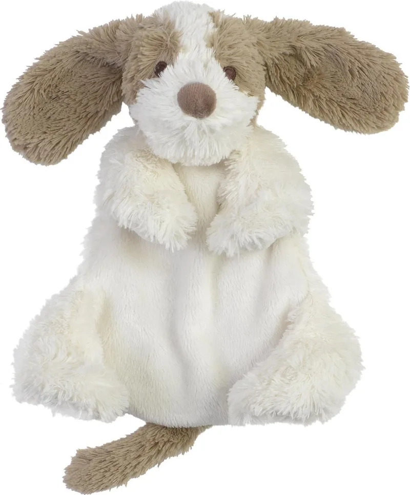 Hond David Knuffeldoekje - Wit/Beige - Baby cadeau de Happy Horse en Blanc – photo produit