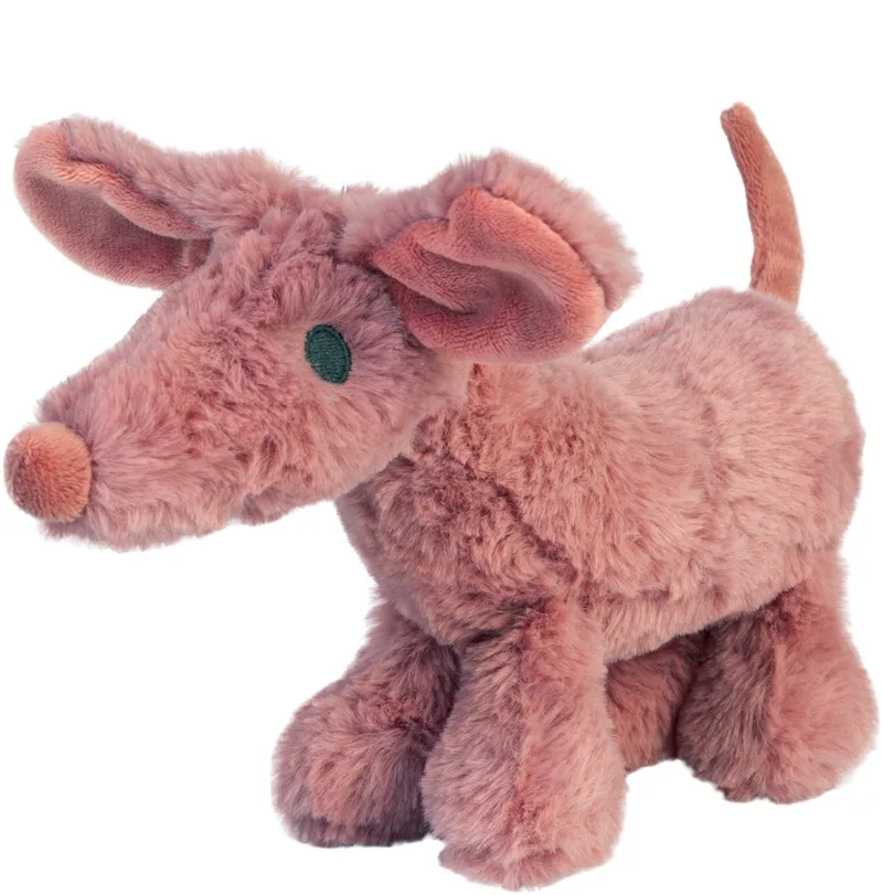 Hond Djamilla Knuffel 26cm - Baby knuffel van Happy Horse in Oudroze – productfoto