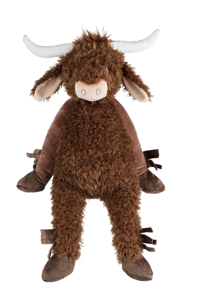 Hooglander Koe Cody Knuffel 60cm - Baby knuffel de Happy Horse en Marron – photo produit