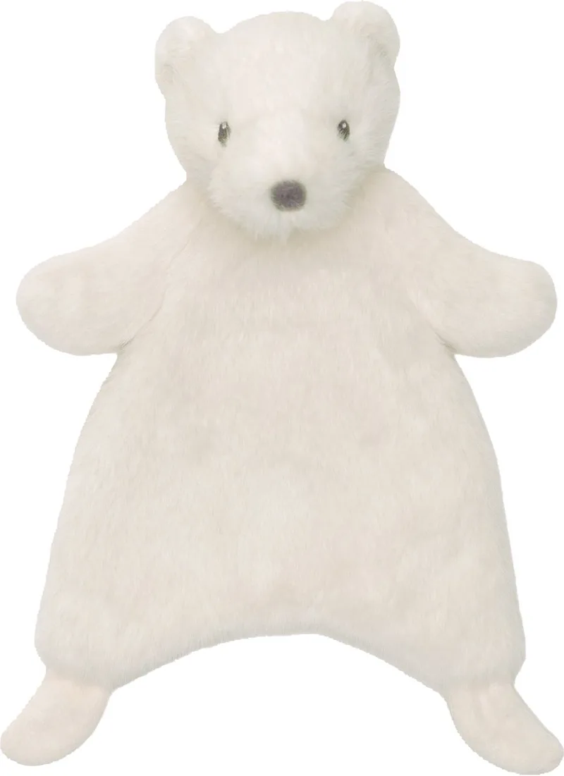 IJsbeer Izzy Knuffeldoek 23 cm - Baby cadeau van Happy Horse in Wit – productfoto