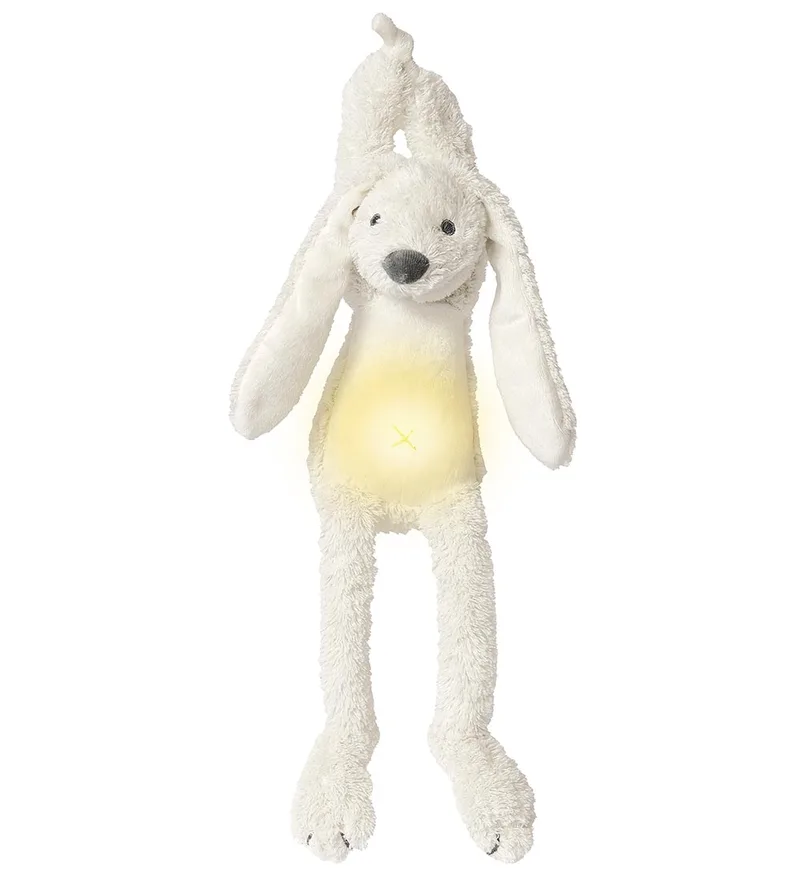 Knuffel m. Nachtlampje/geluid - 34 cm - Konijn Richi by Happy Horse – product photo