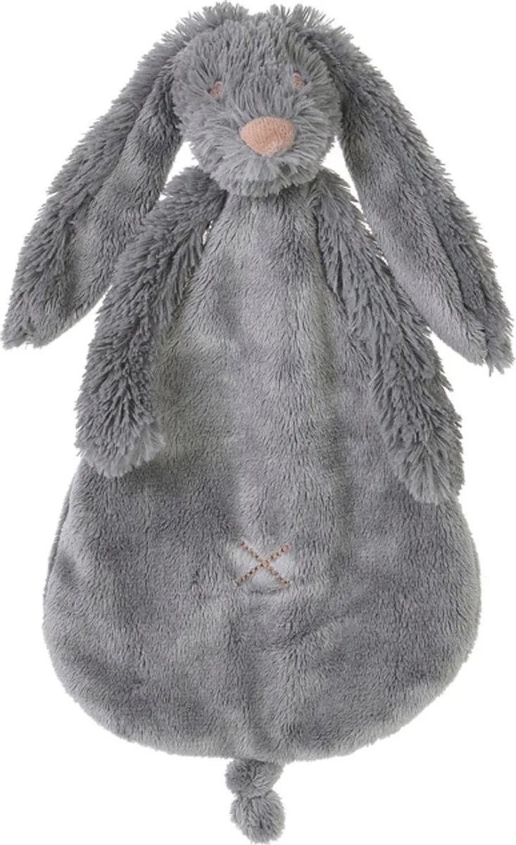 Knuffeldoekje Konijn - Richie de Happy Horse en Gris foncé – photo produit