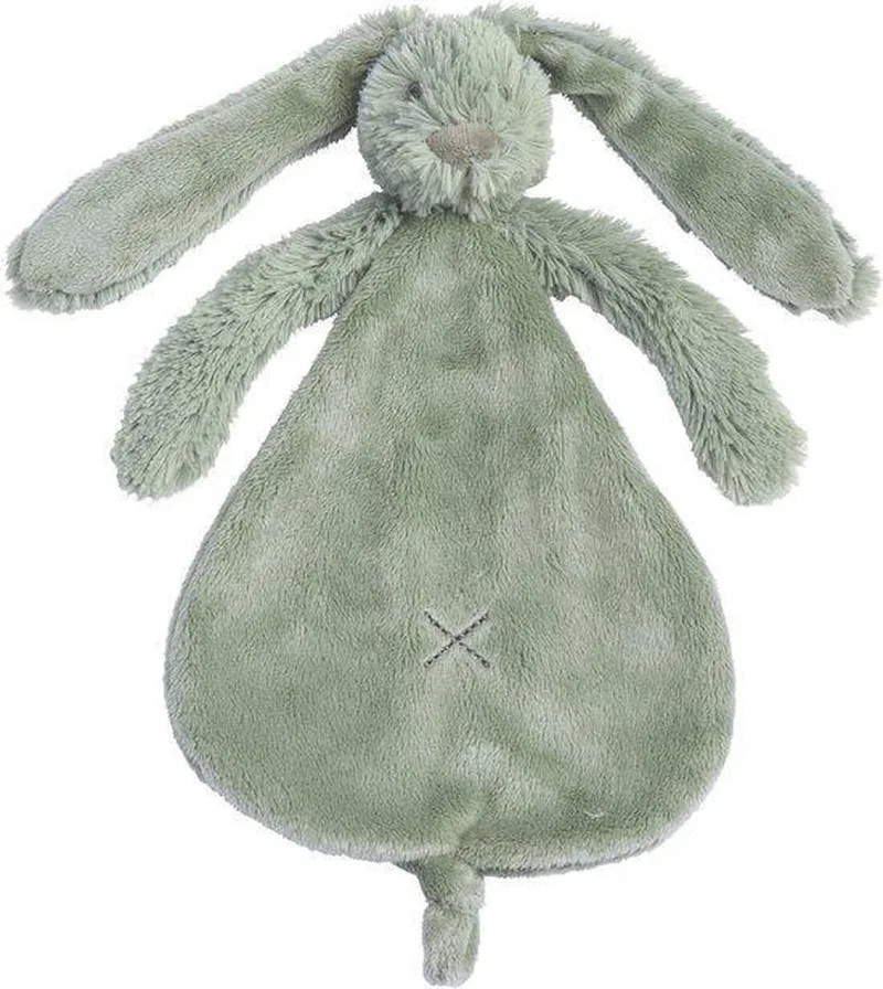 Knuffeldoekje Konijn - Richie van Happy Horse in Groen – productfoto