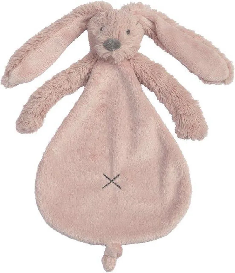 Knuffeldoekje - Konijn Richie - Old Pink van Happy Horse in Oudroze – productfoto