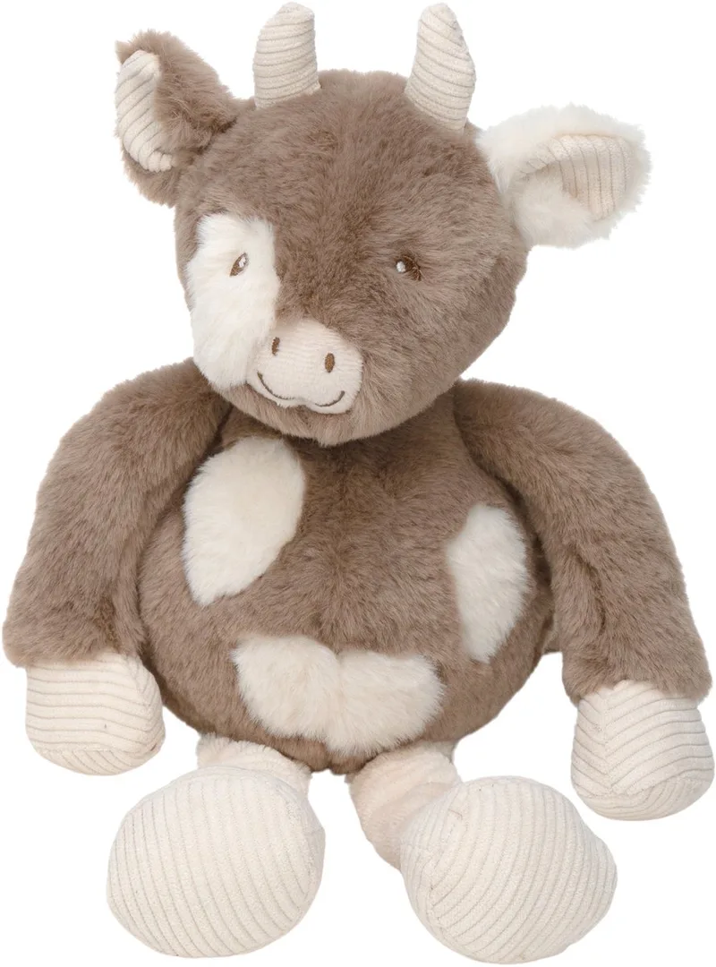 Koe Casey Knuffel 30 cm - Baby knuffel fra Happy Horse i Brun – produktbillede