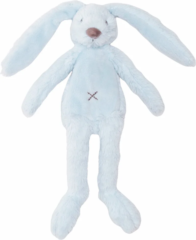 Konijn Richie Flatstyle Knuffel 27 cm - Baby knuffel by Happy Horse in Blue – product photo
