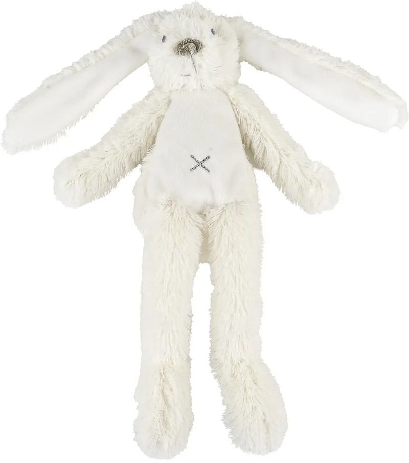 Konijn Richie Flatstyle Knuffel 27cm - Baby knuffel by Happy Horse in White – product photo