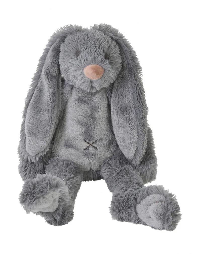 Konijn Richie Knuffel 28cm - Baby knuffel by Happy Horse in Dark grey – product photo