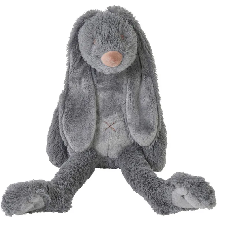 Konijn Richie Knuffel 38cm - Baby knuffel by Happy Horse in Dark grey – product photo