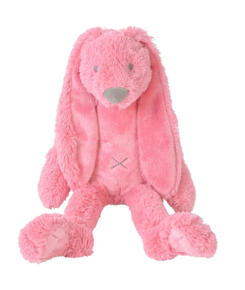 Konijn Richie Knuffel 38cm - Baby knuffel fra Happy Horse i Donkerroze – produktbillede