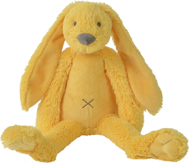 Konijn Richie Knuffel 38cm - Baby knuffel fra Happy Horse i Gul – produktbillede