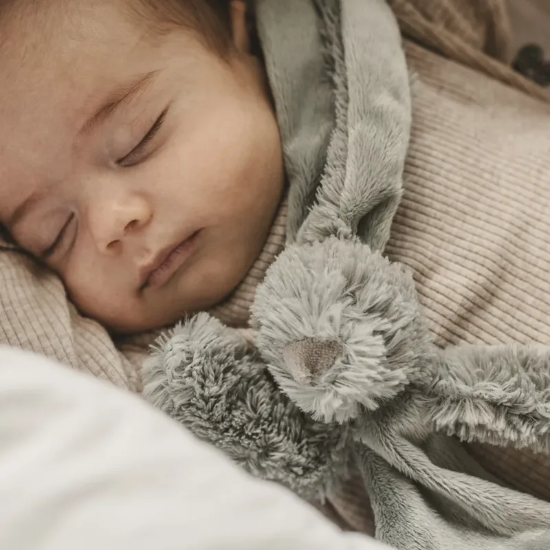 Konijn Richie Knuffeldoekje - Baby cadeau von Happy Horse in Grün – Produktfoto 2 von 2