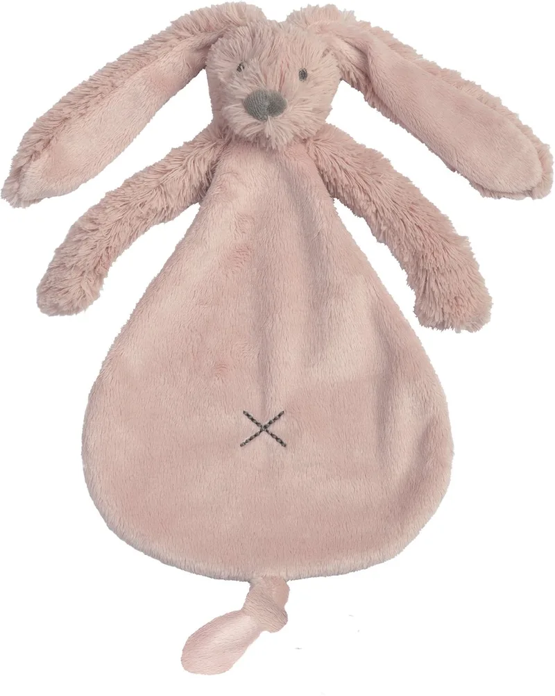Konijn Richie Knuffeldoekje - Baby cadeau by Happy Horse in Oudroze – product photo