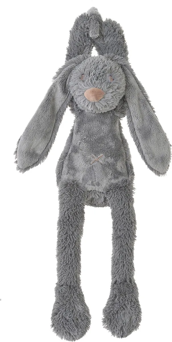 Konijn Richie Muziekknuffel - Baby cadeau by Happy Horse in Dark grey – product photo