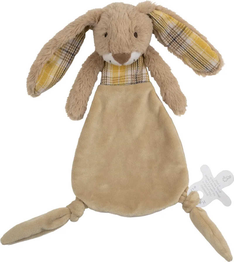 Konijn Riley Knuffeldoekje - Baby cadeau van Happy Horse in Beige – productfoto