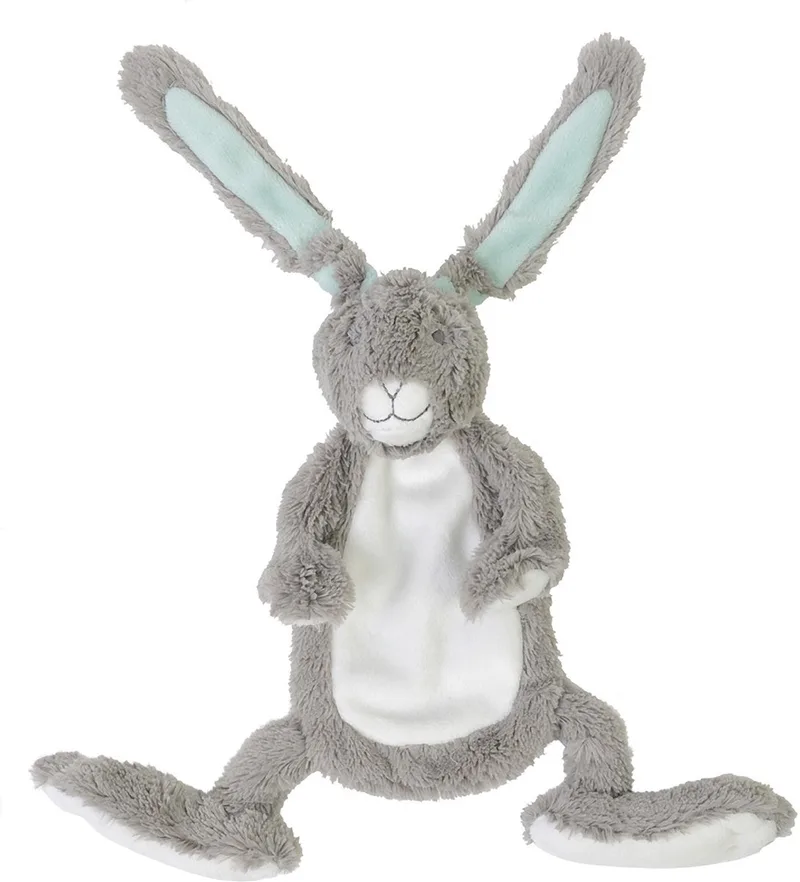 Konijn Twine Knuffeldoekje - Baby cadeau by Happy Horse in Grey – product photo