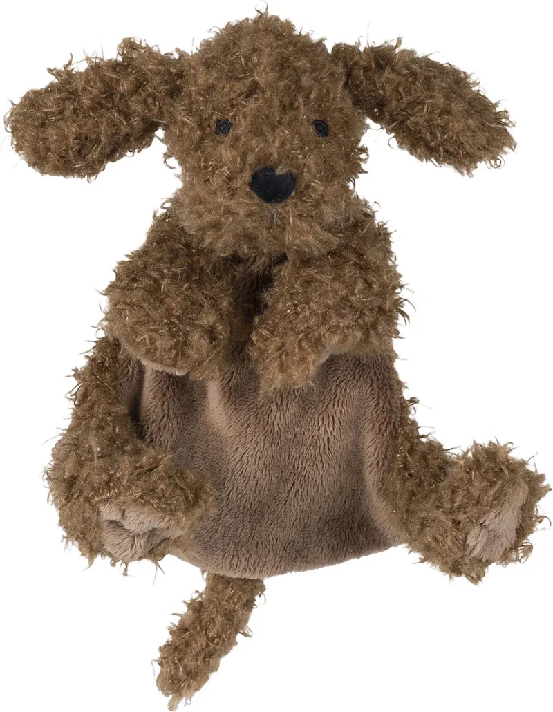 Labradoodle Larry Knuffeldoekje - Baby Cadeau by Happy Horse in Brown – product photo