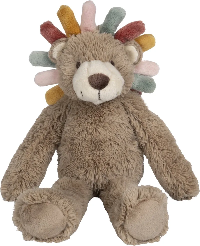Leeuw Leon Knuffel 28cm - Bruin/Multi colour - Baby knuffel by Happy Horse in Brown – product photo