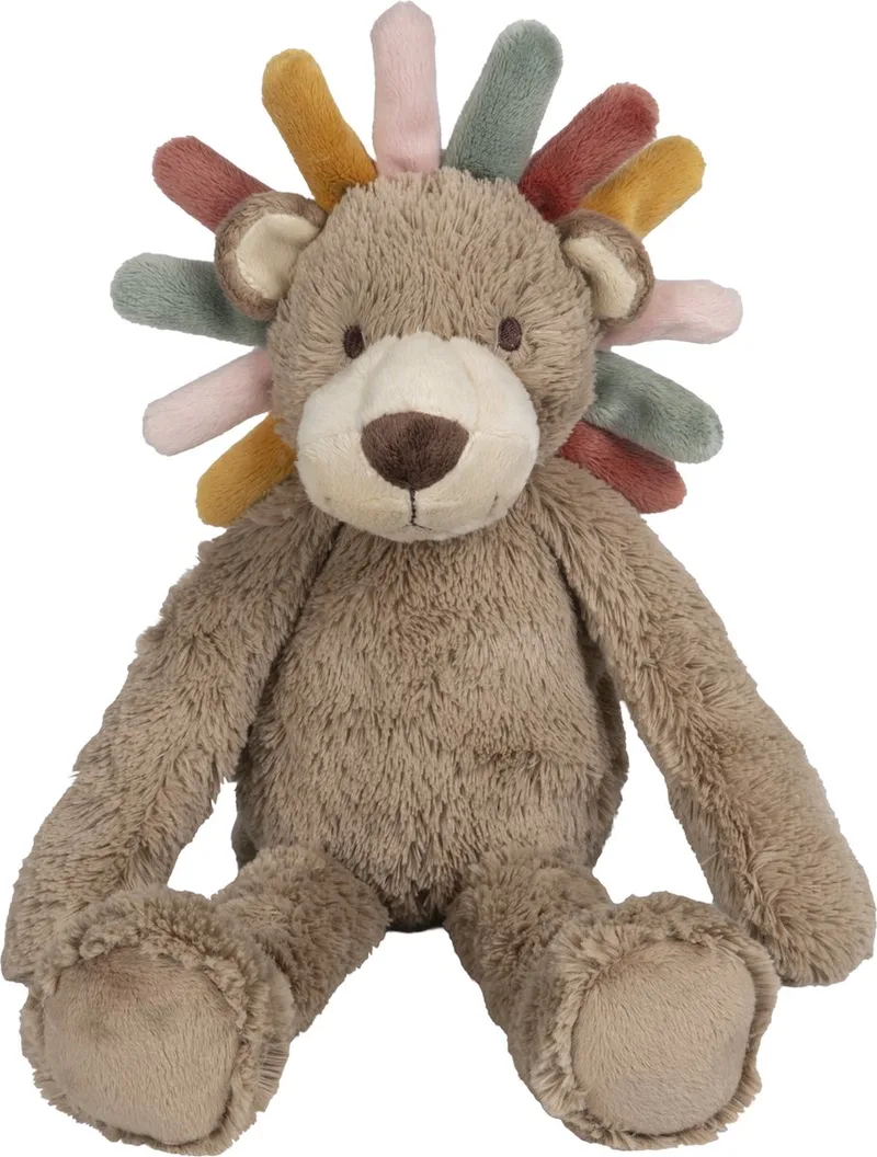 Leeuw Leon Knuffel 38cm - Bruin/Multi colour - Baby knuffel de Happy Horse en Marron – photo produit