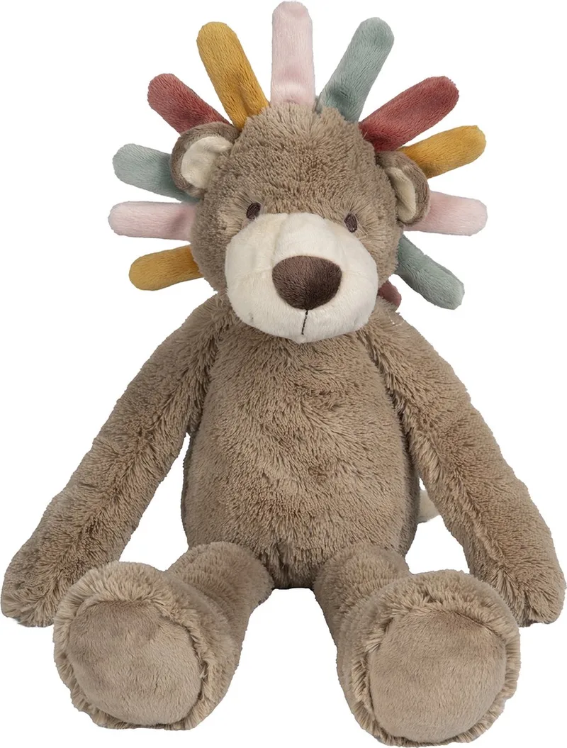 Leeuw Leon Knuffel 48cm - Bruin/Multi colour - Baby knuffel van Happy Horse in Bruin – productfoto