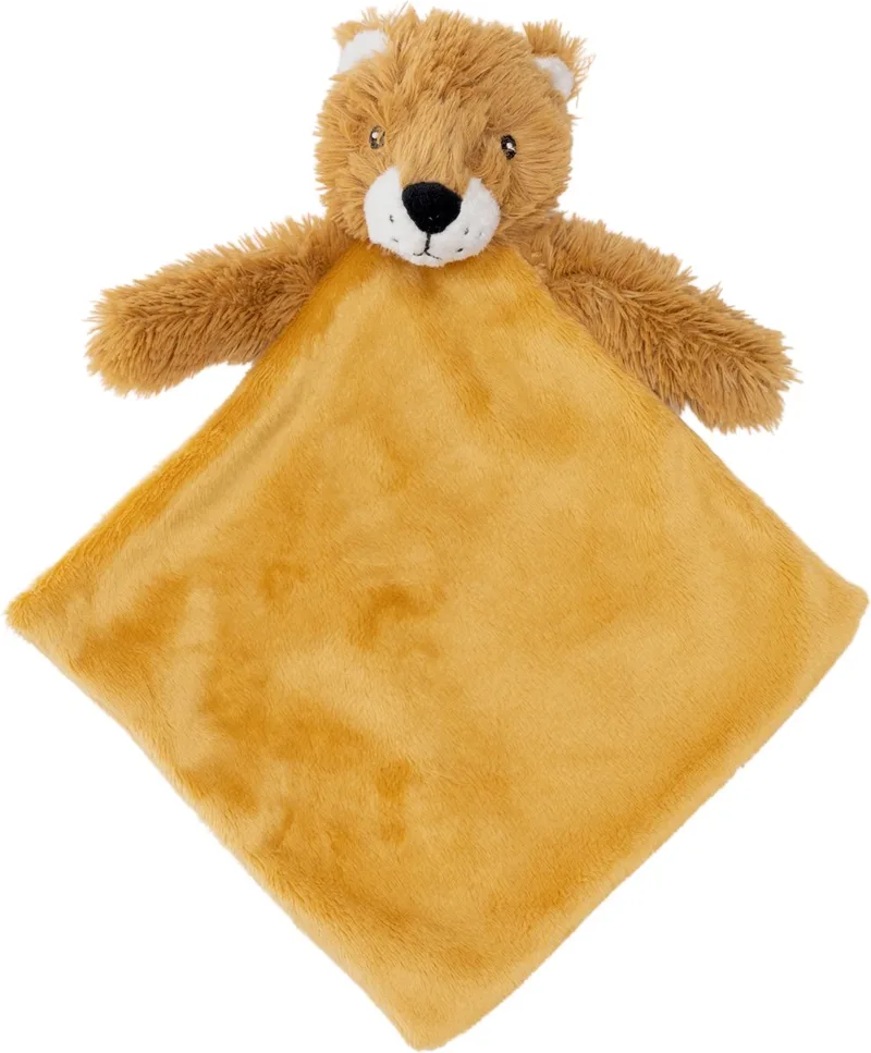Leeuw Louah Knuffeldoek 28 cm - Baby cadeau van Happy Horse in Bruin – productfoto