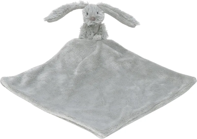 Mini Konijn Richie met knuffeldoek 28 cm - Baby cadeau från Happy Horse i Grå – produktbild