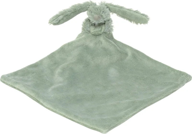 Mini Konijn Richie met knuffeldoek 28 cm - Baby cadeau van Happy Horse in Groen – productfoto