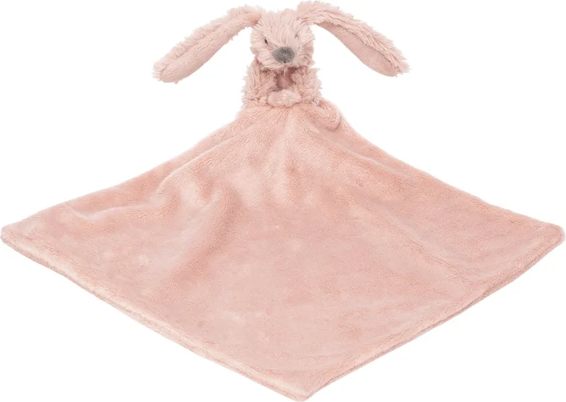 Mini Konijn Richie met knuffeldoek 28 cm - Baby cadeau van Happy Horse in Oudroze – productfoto