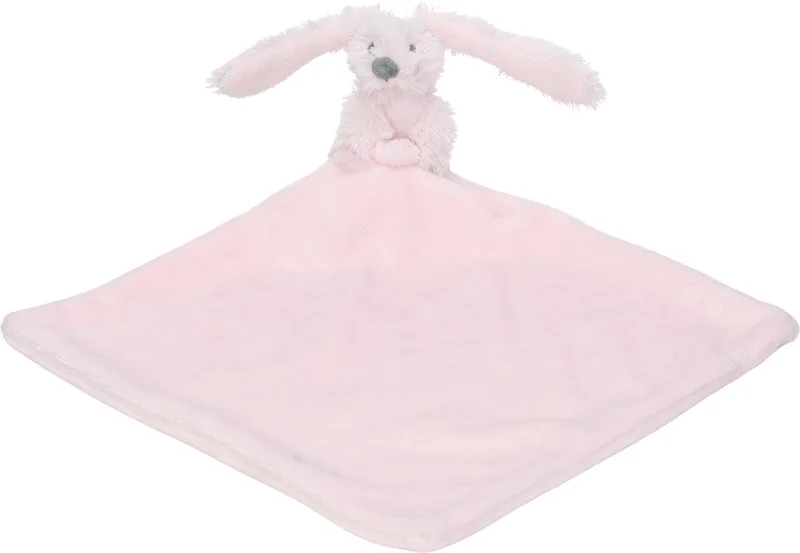 Mini Konijn Richie met knuffeldoek 28 cm - Baby cadeau by Happy Horse in Pink – product photo