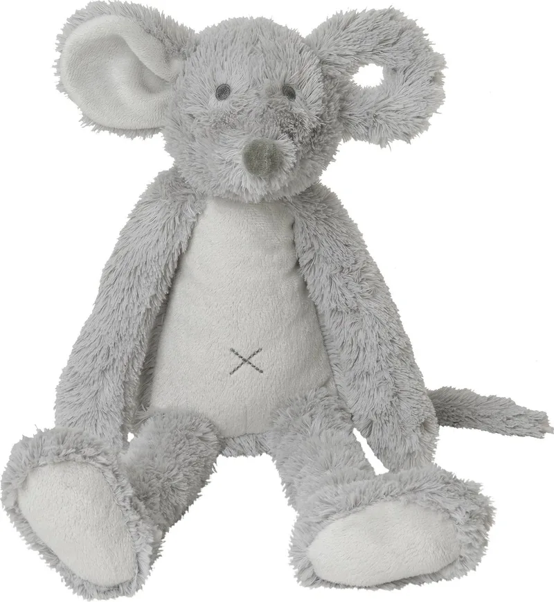 Muis Mindy Knuffel 40cm - Baby knuffel by Happy Horse in Grey – product photo