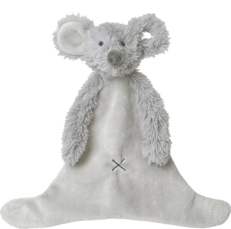 Muis Mindy Knuffeldoekje - Baby cadeau by Happy Horse in Grey – product photo
