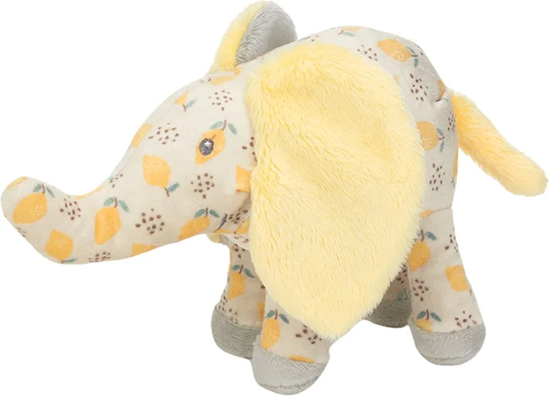 Olifant Emmett Knuffel 15 cm - Baby knuffel de Happy Horse en Gris, Jaune – photo produit