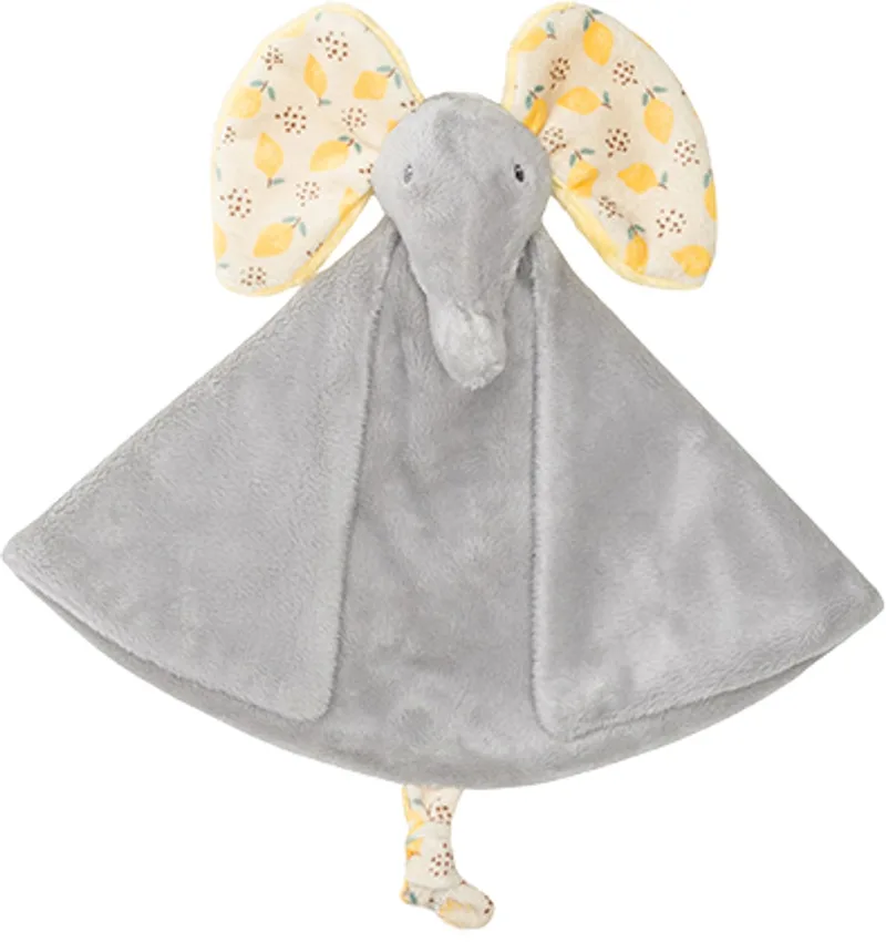 Olifant Emmett Knuffeldoek 26 cm - Baby cadeau by Happy Horse in Grey, Yellow – product photo