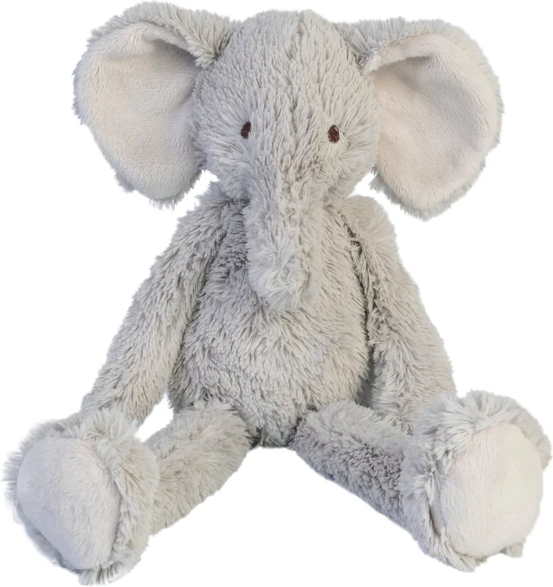 Olifant Enzo Knuffel 28cm - Baby knuffel de Happy Horse en Gris – photo produit