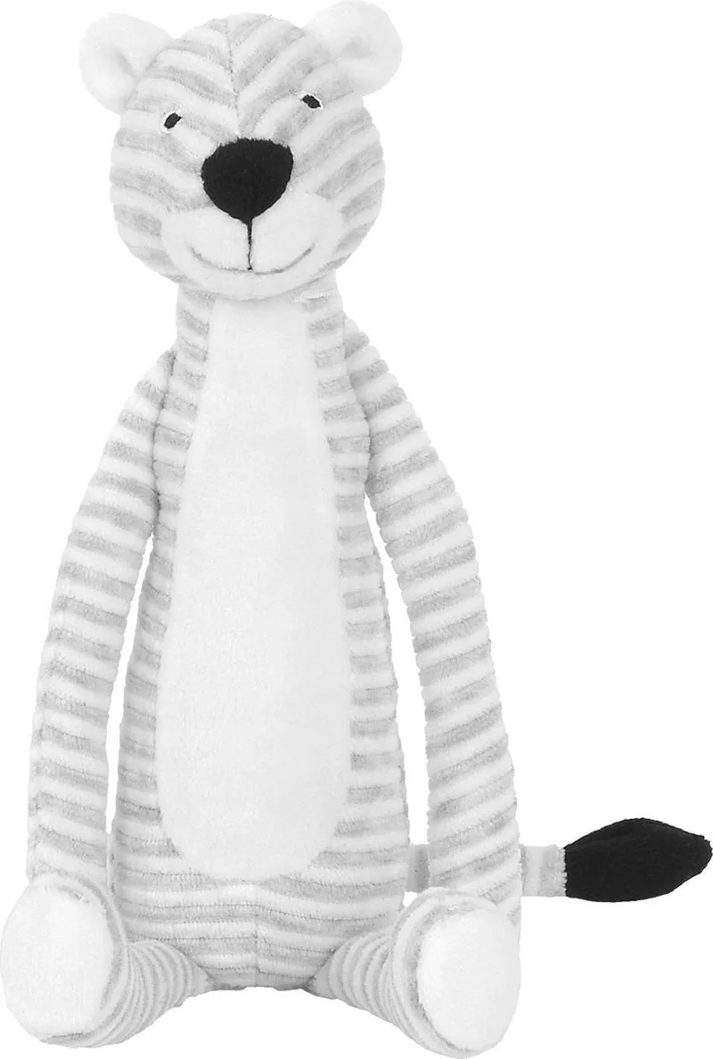 Panter Polo Knuffel 38cm - Wit/Grijs - Baby knuffel de Happy Horse en Blanc – photo produit