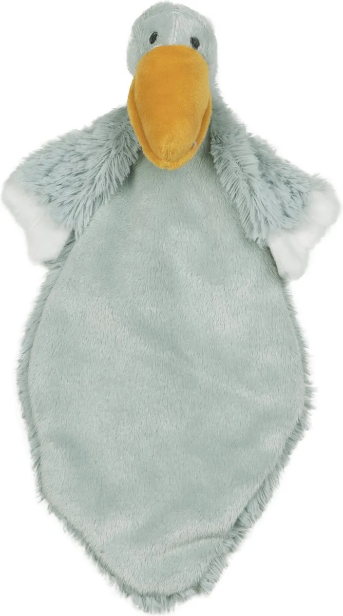 Pelikaan Pucci Knuffeldoekje - Groen/Oker - Baby knuffel de Happy Horse en Vert – photo produit