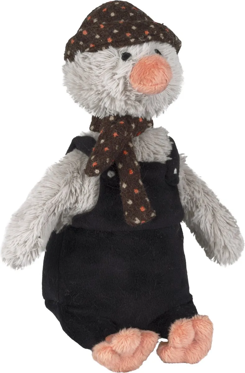 Pinguïn Polar Knuffel 25cm - Zwart/Grijs - Baby Knuffel van Happy Horse in Zwart, Grijs – productfoto