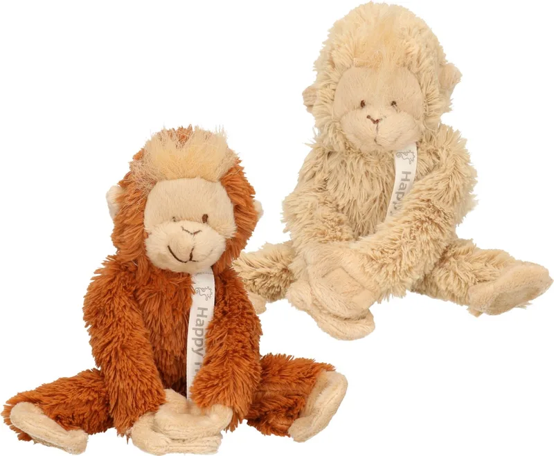 pluche aapje 22 cm de Happy Horse en Beige – photo produit