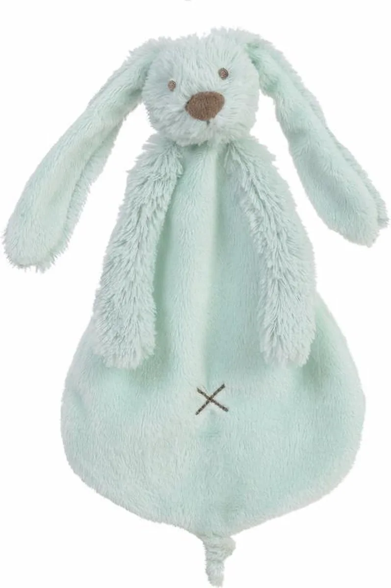 pluche knuffeldoekje konijn Richie 25 cm - knuffel de Happy Horse en Mint – photo produit