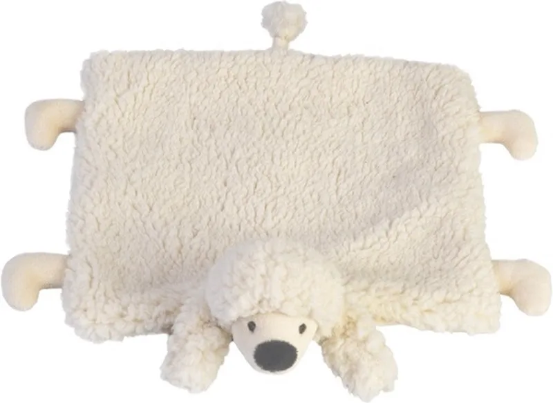 Poedel Peter Knuffeldoekje - Baby cadeau van Happy Horse in Crème kleur – productfoto