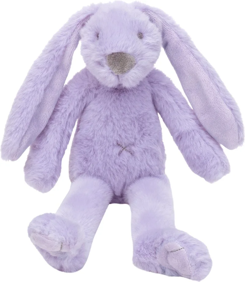 Recycled Konijn Richie Knuffel 28 cm - Baby knuffel van Happy Horse in Paars – productfoto