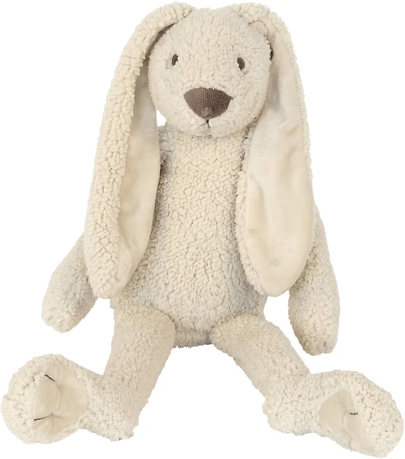 Recycled Konijn Richie Knuffel 38cm - Beige - Baby knuffel by Happy Horse in Beige Recycled – product photo