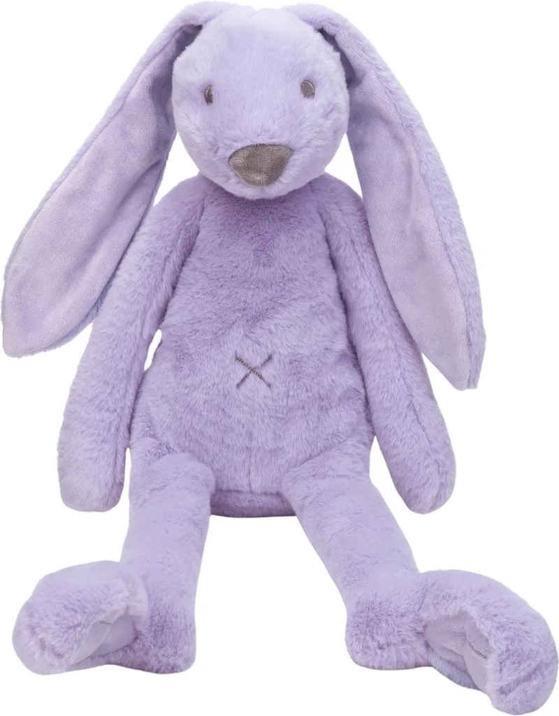 Recycled Konijn Richie Knuffel 58 cm - Baby knuffel fra Happy Horse i Lilla – produktbillede